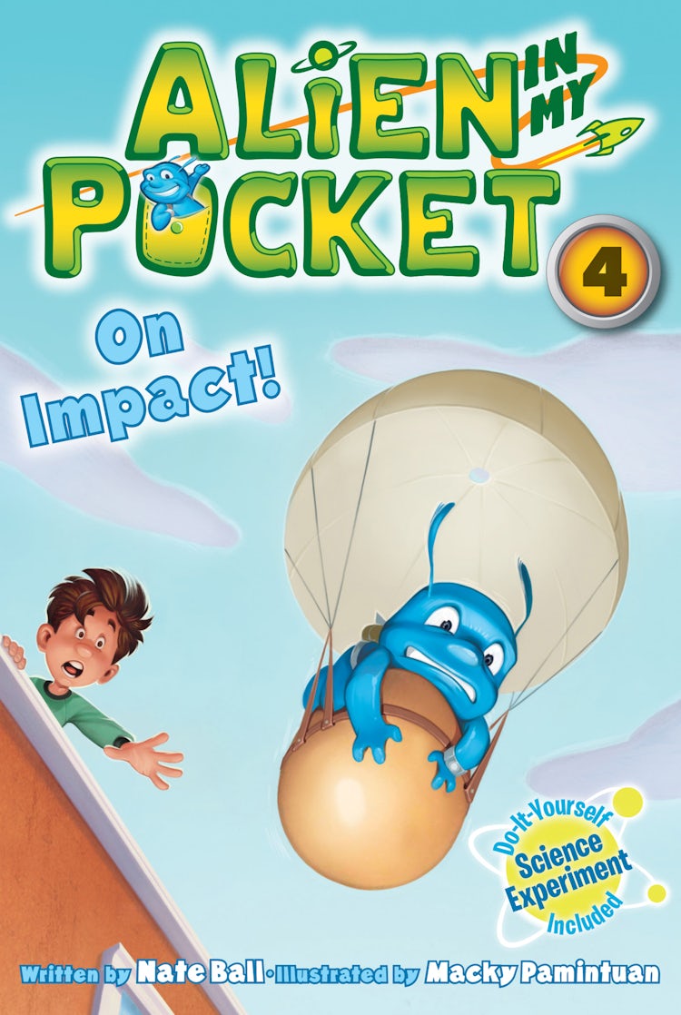 Cover image for Alien in My Pocket #4: On Impact!, isbn: 9780062216304