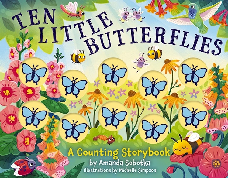 Cover image for Ten Little Butterflies: A Counting Storybook, isbn: 9781400355594