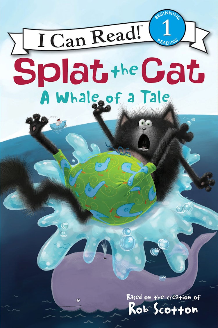 Cover image for Splat the Cat: A Whale of a Tale, isbn: 9780062090256