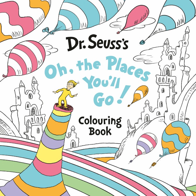 Cover image for Oh, The Places You'll Go! Colouring Book, isbn: 9780008815219