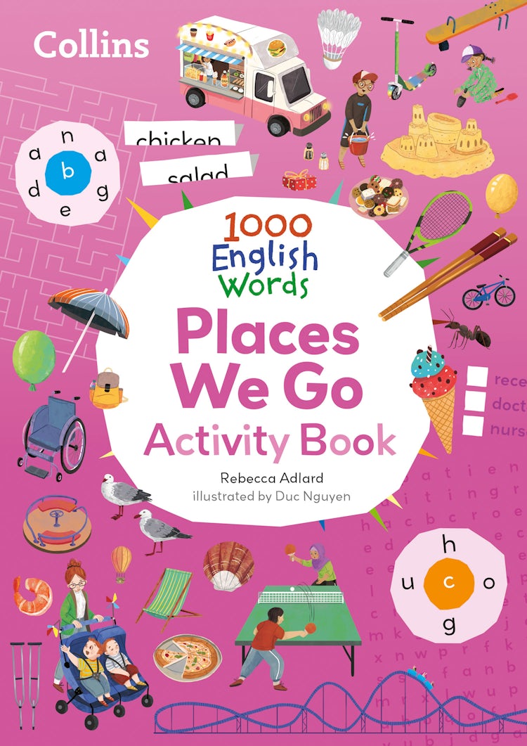 Cover image for Collins 1000 English Words Activity Book: Places We Go, isbn: 9780008756376