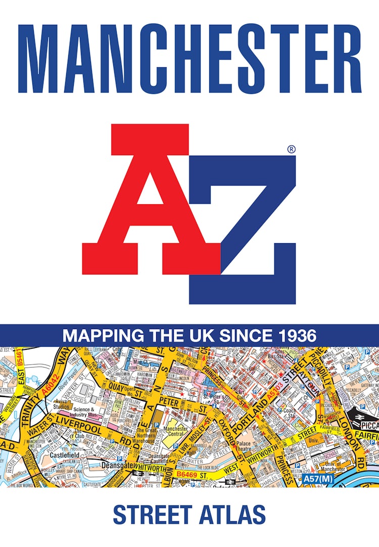 Cover image for Manchester A-Z Street Atlas [New Edition], isbn: 9780008780722