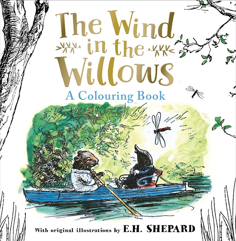 Cover image for Wind In The Willows Colouring Book: The Definitive Wind In The Willows, isbn: 9780008821968