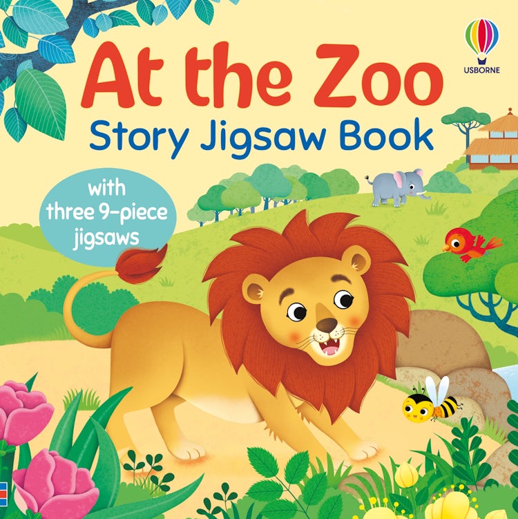 Cover image for At the Zoo: Story Jigsaw Book, isbn: 9781836048800