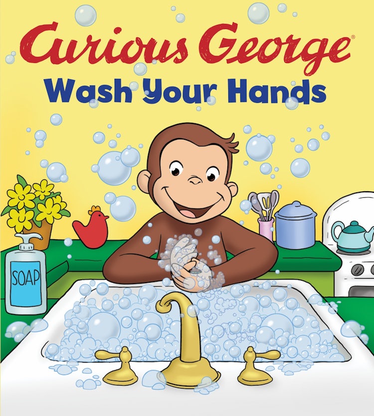 Cover image for Curious George: Wash Your Hands, isbn: 9780358573791