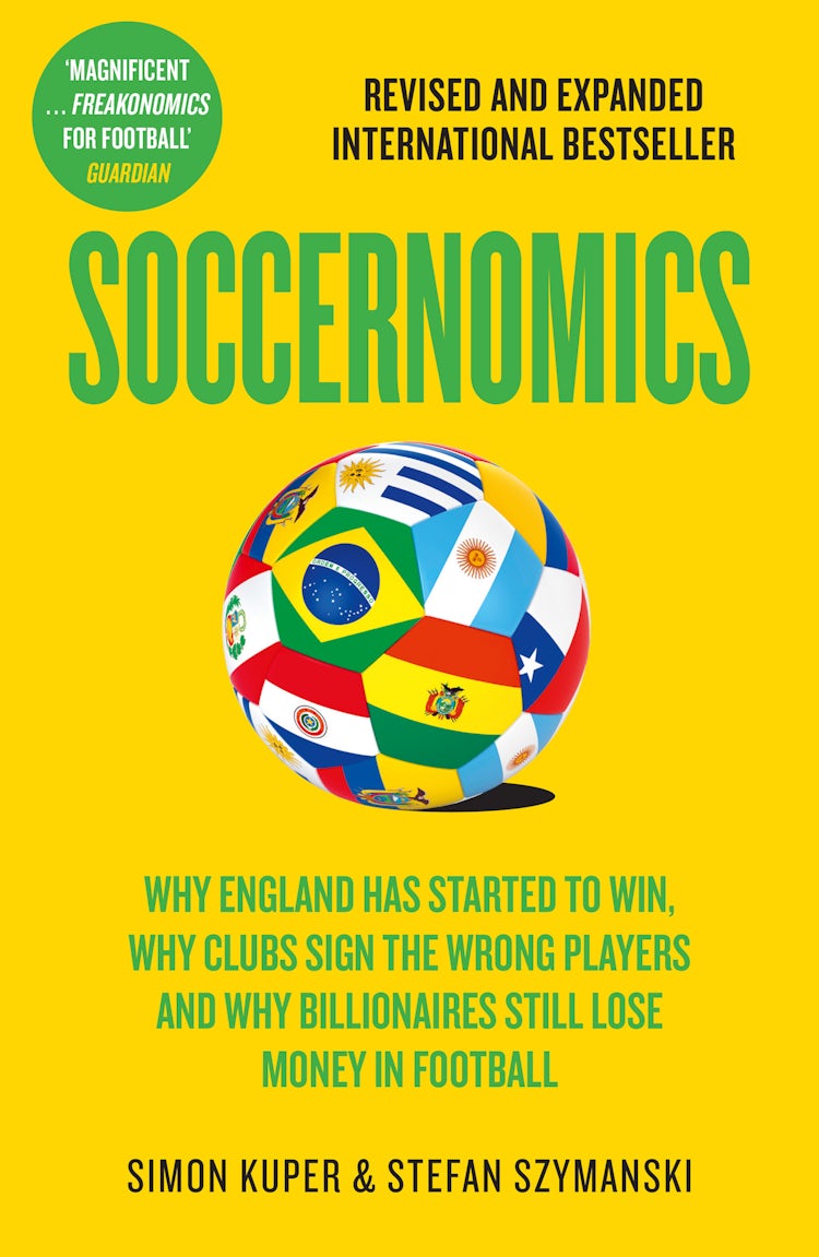 Cover image for Soccernomics, isbn: 9780008811754