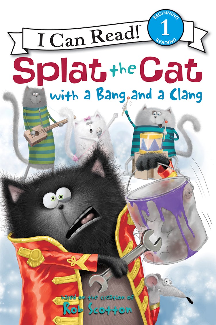 Cover image for Splat the Cat with a Bang and a Clang, isbn: 9780062090232