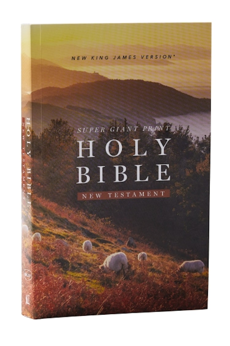 Cover image for NKJV Super Giant Print New Testament [Red Letter, Comfort Print], isbn: 9781400353163