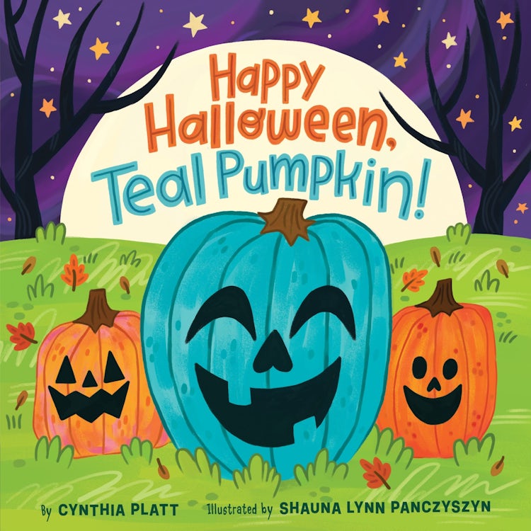 Cover image for Happy Halloween, Teal Pumpkin!, isbn: 9780063374188