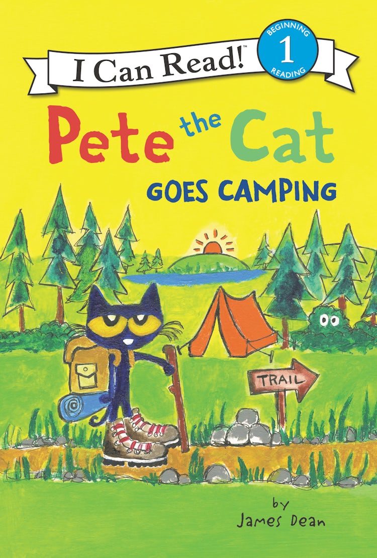 Cover image for Pete the Cat Goes Camping, isbn: 9780062675316